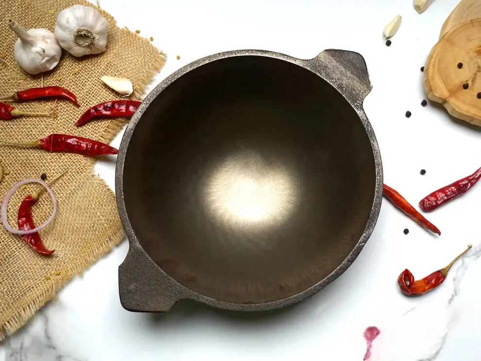 Appam Pan - Cast Iron - Grinded .